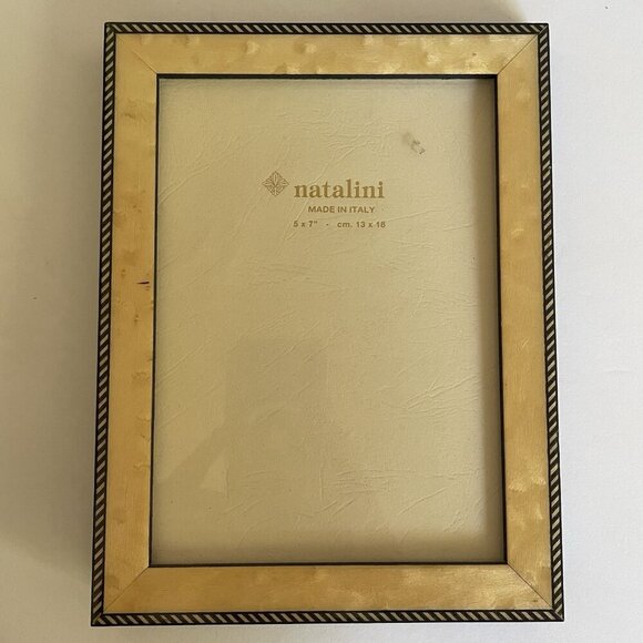 Natalini Hand Made in Italy Wood Marquetry Photo Picture Frame 5x7 - Picture 2 of 8
